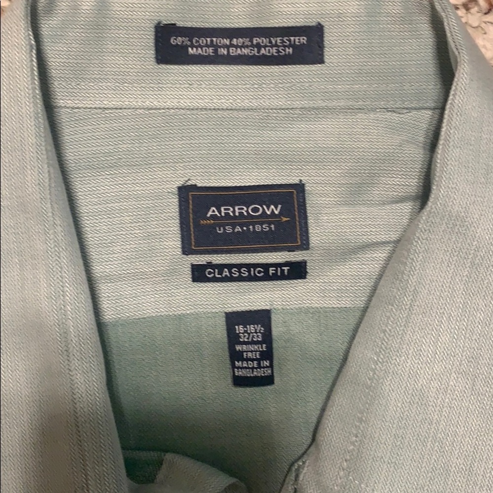 Arrow light green dress shirt